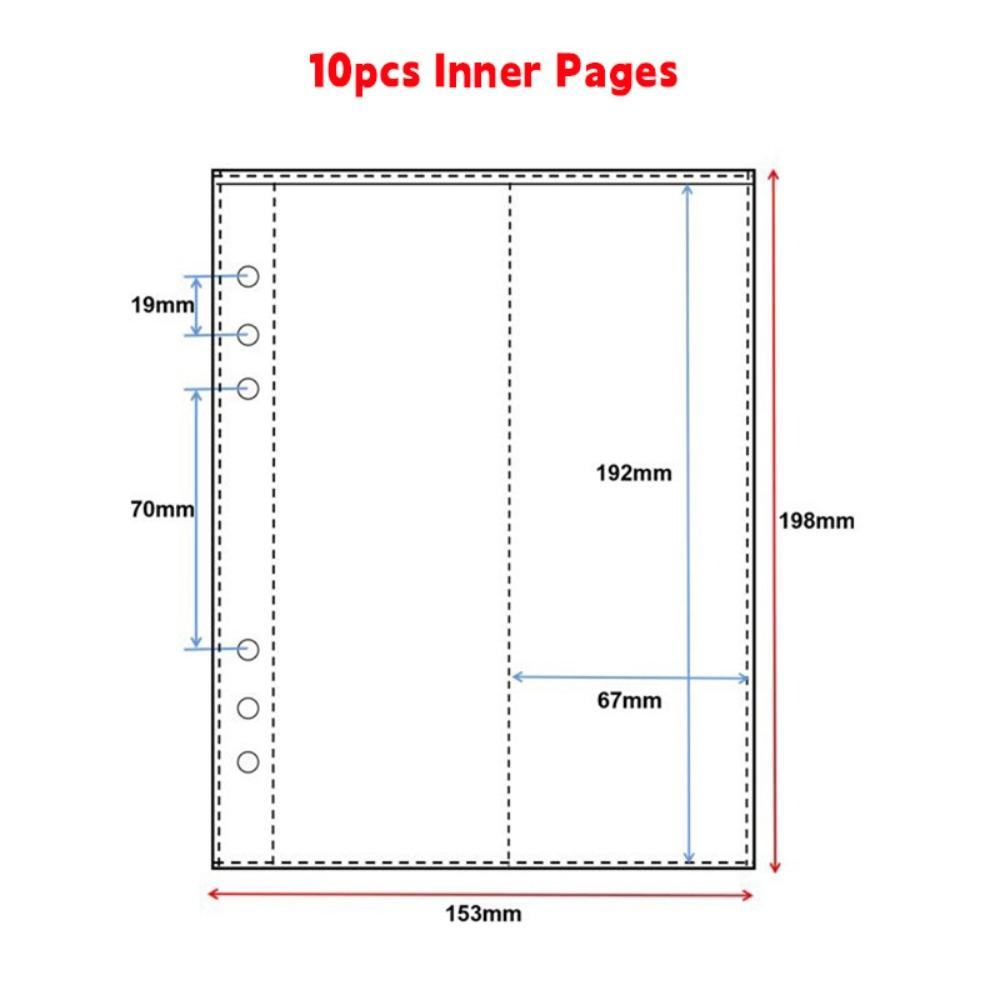 

Water Ripple Photocards Holder A5/A8 Storage Booklet High Quality Photo Album 10pcs A5 Inner Pages 04