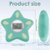Ice Bath Thermometer with Timer Waterproof Floating Cold Plunge Thermometer, Water Thermometer for Ice Bath Tub Swimming Pool