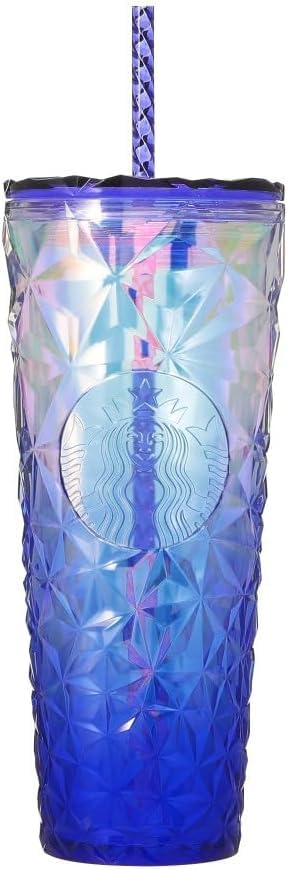 

Starbucks Logo Cold Cup Tumbler, Gradient Holiday 2024, 710ml, Starbucks Venti, Blue