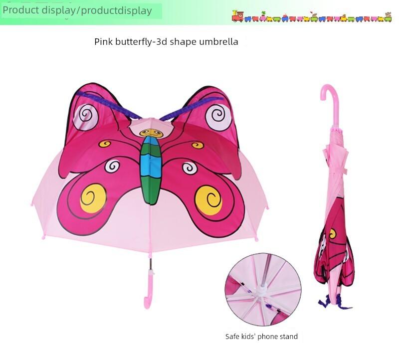 Children's Umbrella Boys and Girls Kindergarten Cute Cartoon Umbrella Baby Princess Umbrella Girl Boys Go to School Dedicated Umbrella