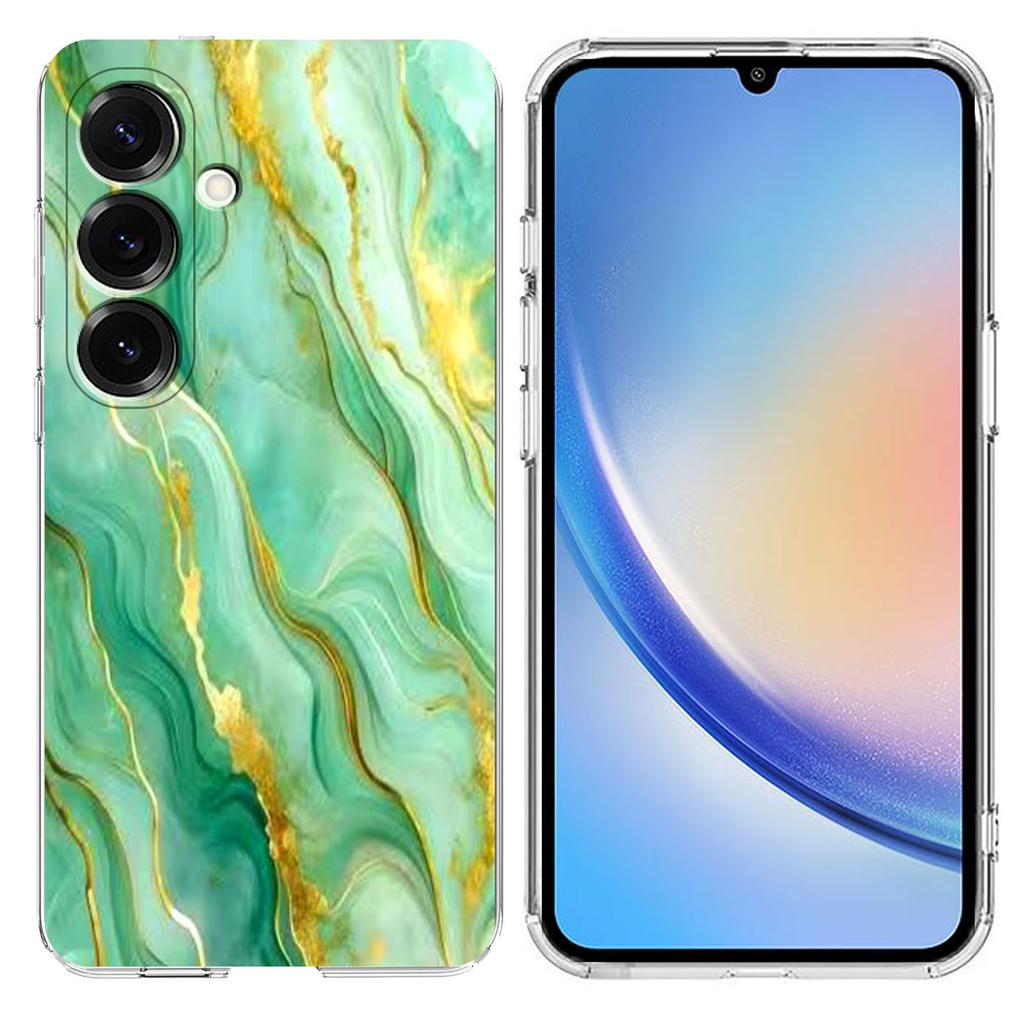 For Samsung Galaxy A15 4G/A15 5G Case Marble Pattern Printing Soft TPU Phone Cover