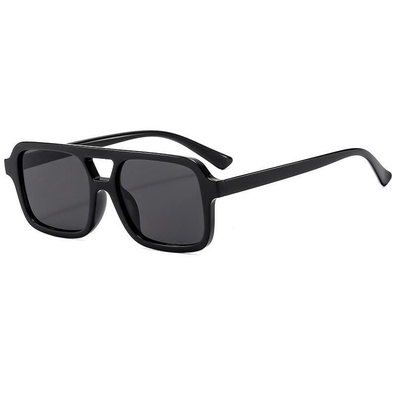 

Leopard Frame Square Sunglasses With Uv400 Protection For Outdoor Sports And Fashion BlackFrameGray