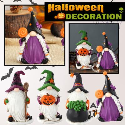 Halloween Garden Gnome Dwarf Statue Ornament Dekorace trpasličí sochy