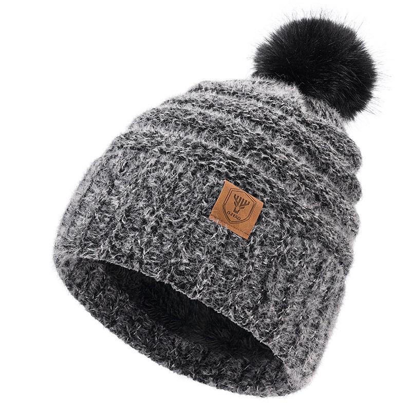 

Шапки Осень и Зима Теплая Шапка для Беременных Послеродовая Шапка для Конфайнмента Утолщенная Защита Ушей Ветрозащитная Шерстяная Шапка Шерстяной Помпон Шапка Вязаная для Головы one size