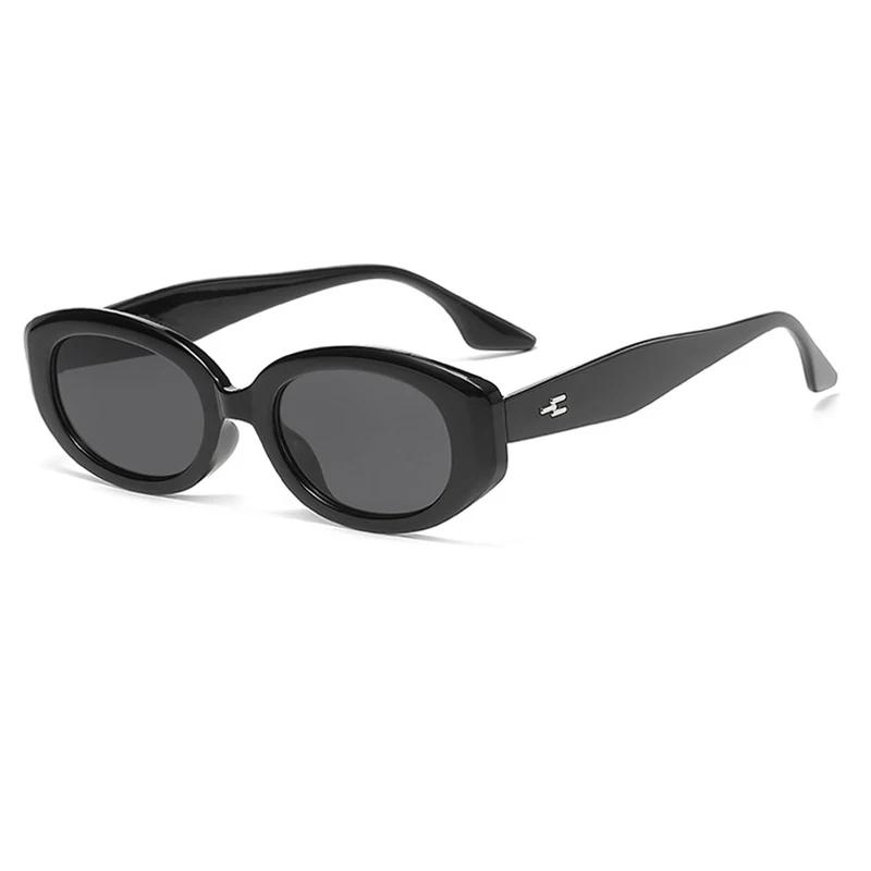 New  Vintage Oval Sunglasses Woman Brand Small Rectangle Sun Glasses Fashion Ins Men Eyewear Uv400