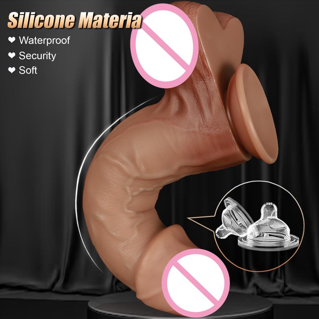 Liquid Silicone Dildo  Simulated Soft Flesh Dildo  Female G-spot Masturbator Adult Sexual Product  Dildo