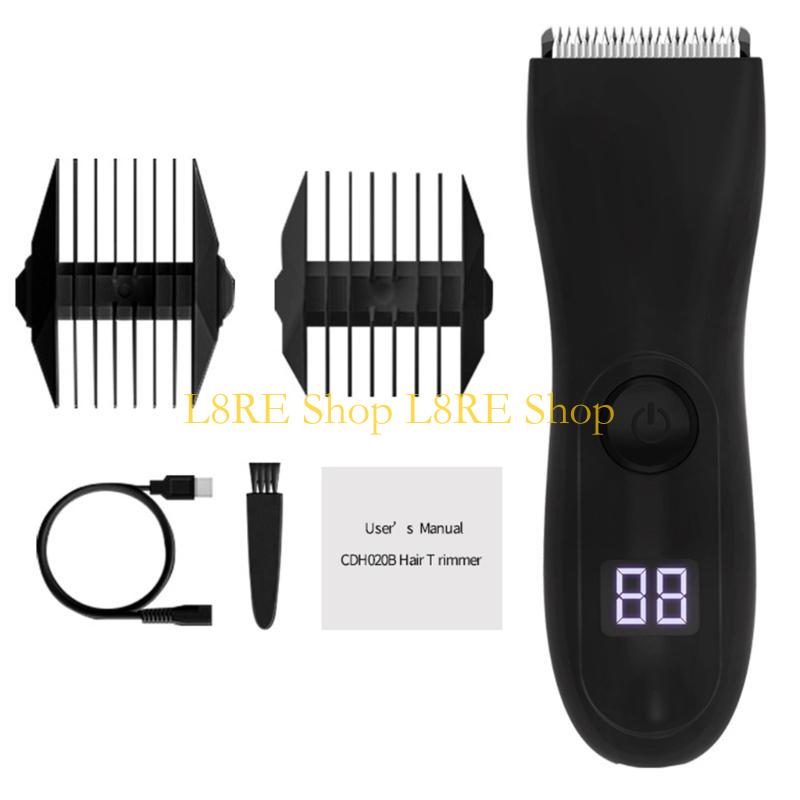 L8RE Electric Groin & Body Hair Trimmer for Men Waterproof Pubic Hair Trimmer for Men Rechargeable Groomer Trimmer Shaver China Mainland