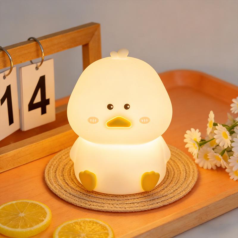 Duck Toaster Night Light – Cute Rechargeable Bedside Lamp for Emotional Ambience