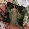 Classic Renaissance Art Painting Maple Design Cushion Cover Happy Autumn Harvest Decor Holiday Decorati Pillow Cover