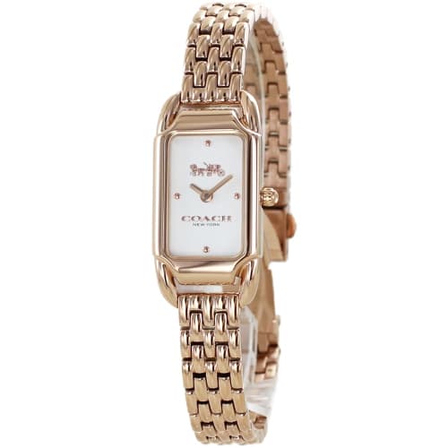 

Женские часы Coach Cady розовое золото прямоугольные 14504171