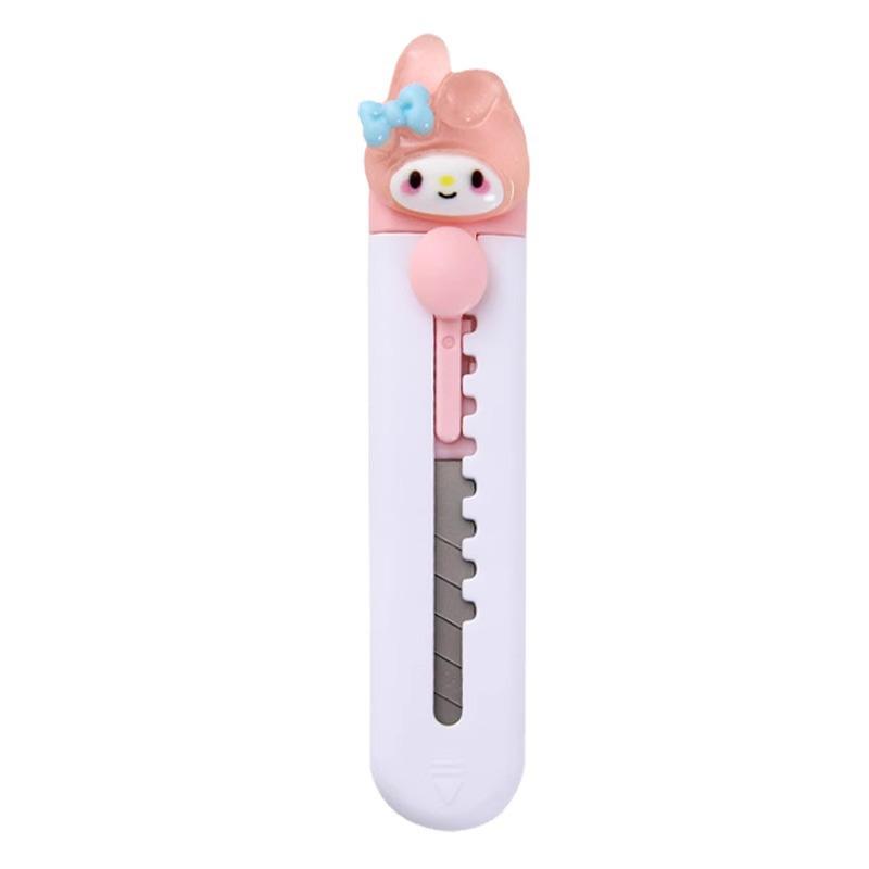 Mini Portable Cartoon Utility Knife for Students and Office Use