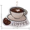 New Coffee Print Hand Towel Tableware Cleaning Kitchen Bathroom Small Towels Kids Bathing Soft Absorbent Hanging Towel