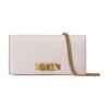 Interlocking Double G Snap Closure Bow Chain Python Wallet Women Wallet Light-Pink 746056-AACAO-5741