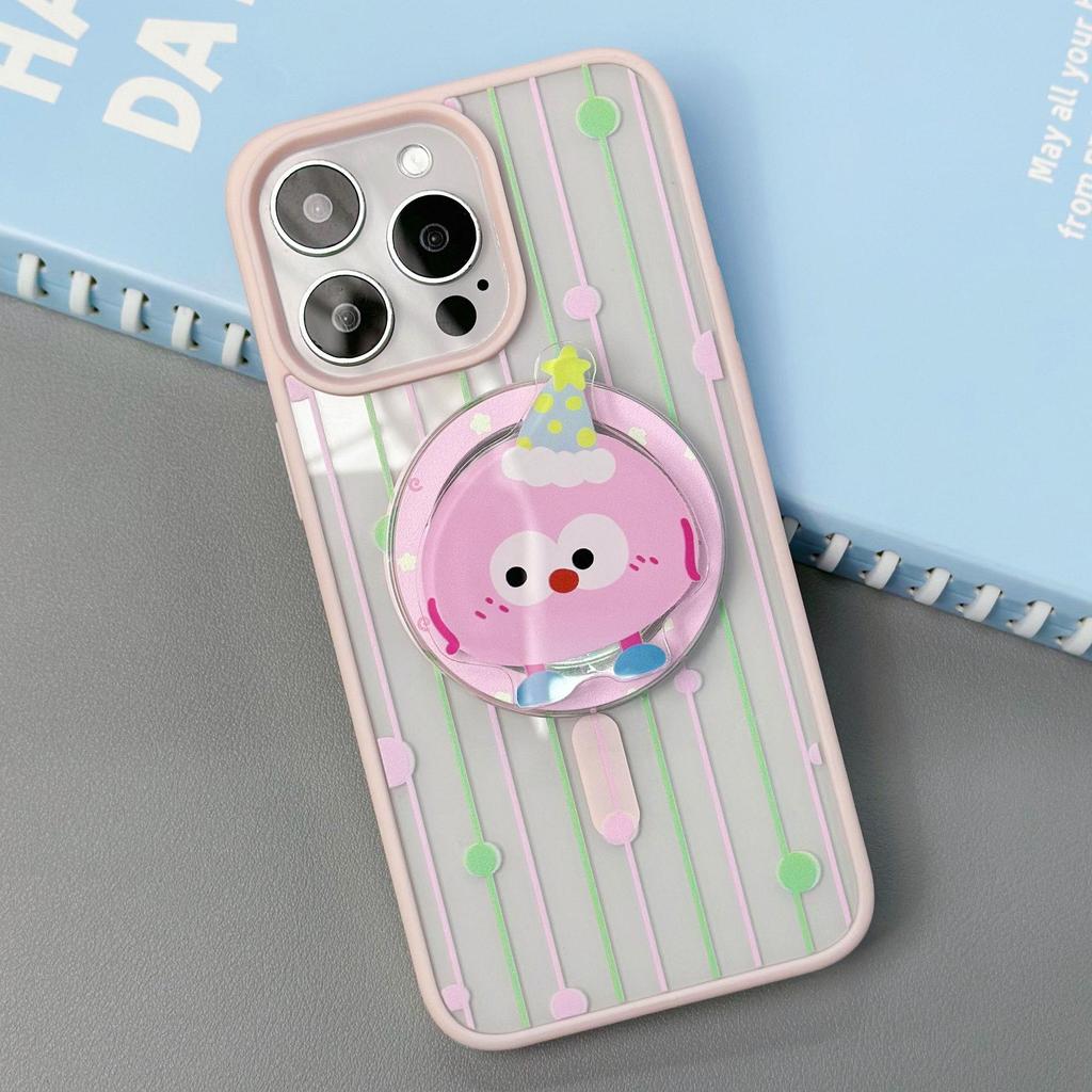 Zhitai Matný magnetický kryt na telefon pro iPhone 11-14, Kompatibilní s magnetickými stojánky, Navrženo pro iPhone 13 Pro Max, Dámská edice