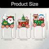 3 Pieces Xmas Yard Signs Christmas Decoration 30cm Ornament Reindeer Santa Snowman Sign, Stake