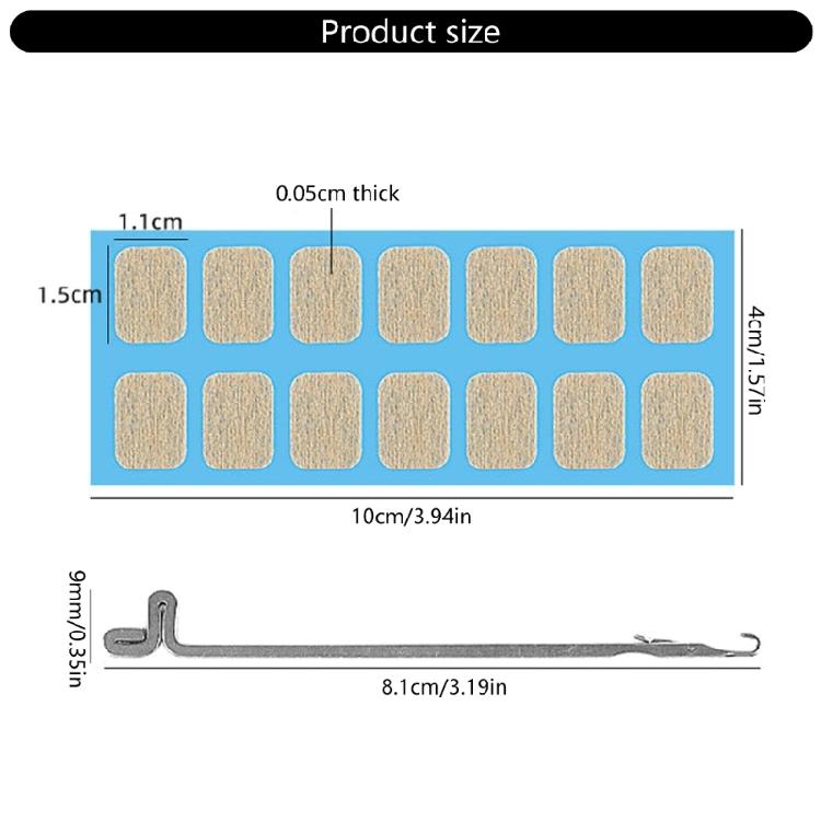 Stainless Steel Lever Hook Ingrowns Toenail Tool Elastic Bands Adjustable Corrector For Men And Women