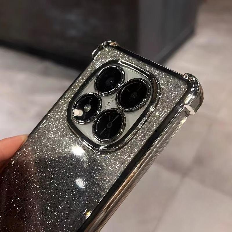 For Huawei Nova 11 10 9 8 Pro SE 7 Pro SE 6 4E Phone Case Dual Use Plating Gradient Shiny Glitter Luxury Back Cover