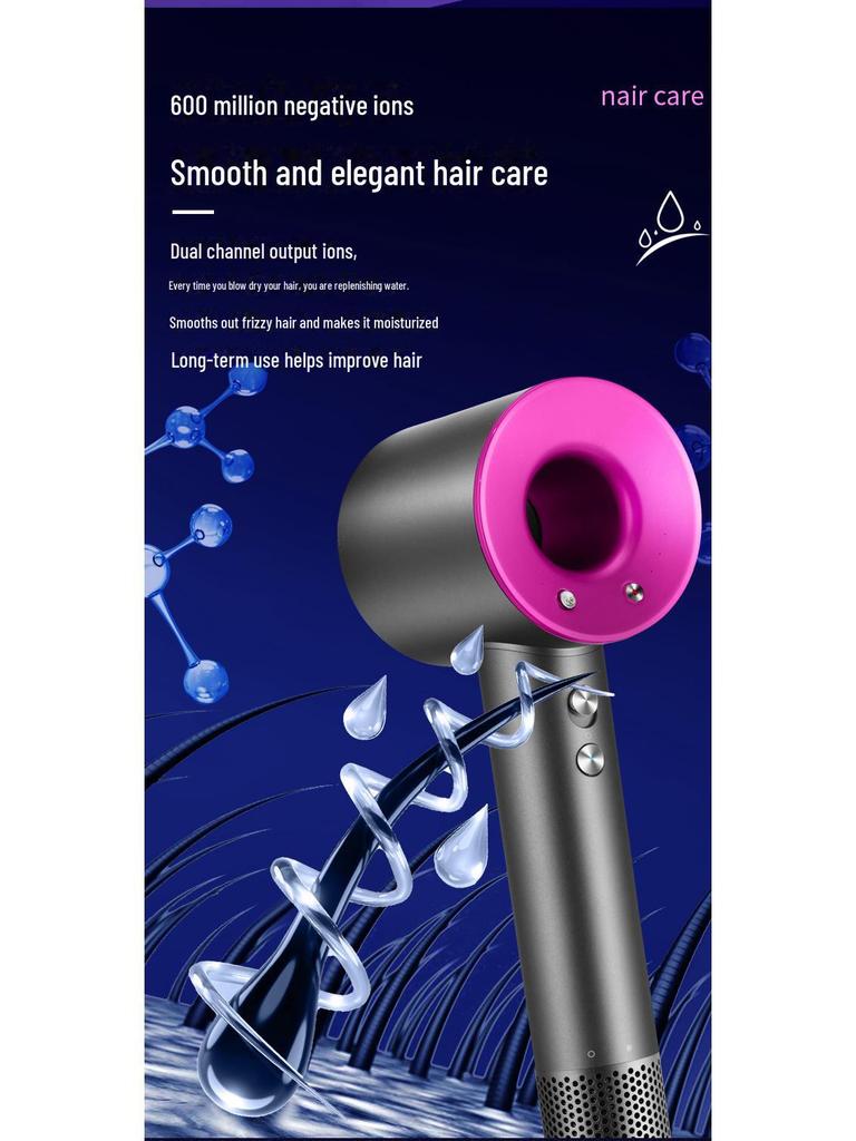 High-Speed 5-in-1 Leafless Negative Ion Hair Dryer