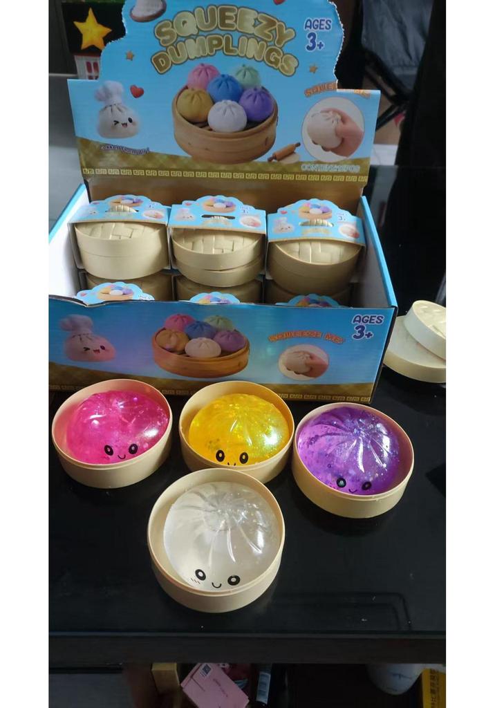 Slow Rebound Maltose TPR Stress Relief Ice Cream Jelly Squeeze Toy