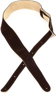 Strap Suede Reversible 2” Strap, Brown/Tan,