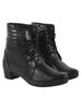 Shoetopia Womens  Chunky Heel Short Booties with Non-Slip Sole, Comfortable Trendy Ankle Boots | Soft Cushioned Sole | Casual, Party & Winter Wear