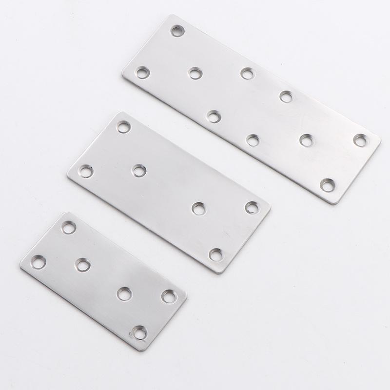 90° L-Shaped Stainless Steel Angle Bracket for Furniture and Shelves