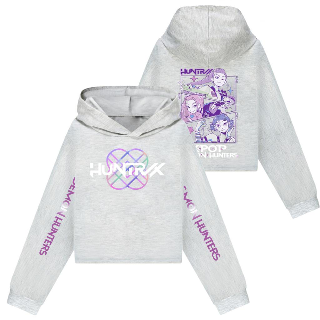 Kids' Long Sleeve Loose Pullover Letter Print Drawstring Hooded Sweatshirt