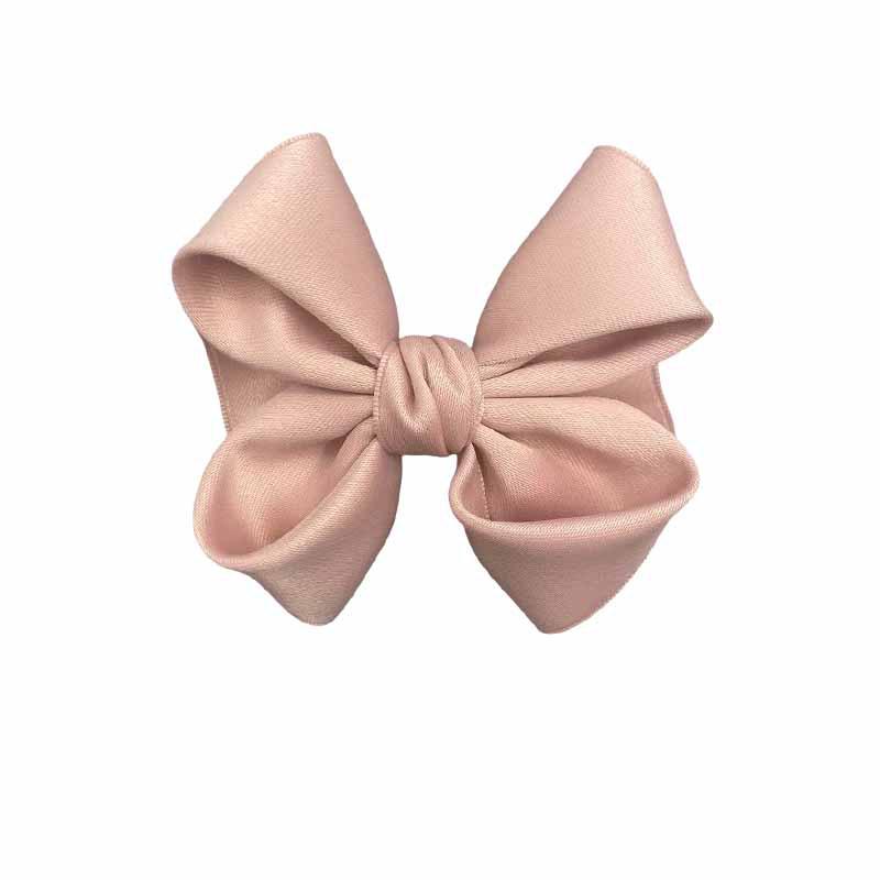 European Fabric Bow Hair Clip for Children - School Style Princess Headwear Accessory
