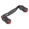 Carbon Fiber Fishing Reel Handle Baitcasting Trolling Rocker Left Right Crank Accessory 85mm Red