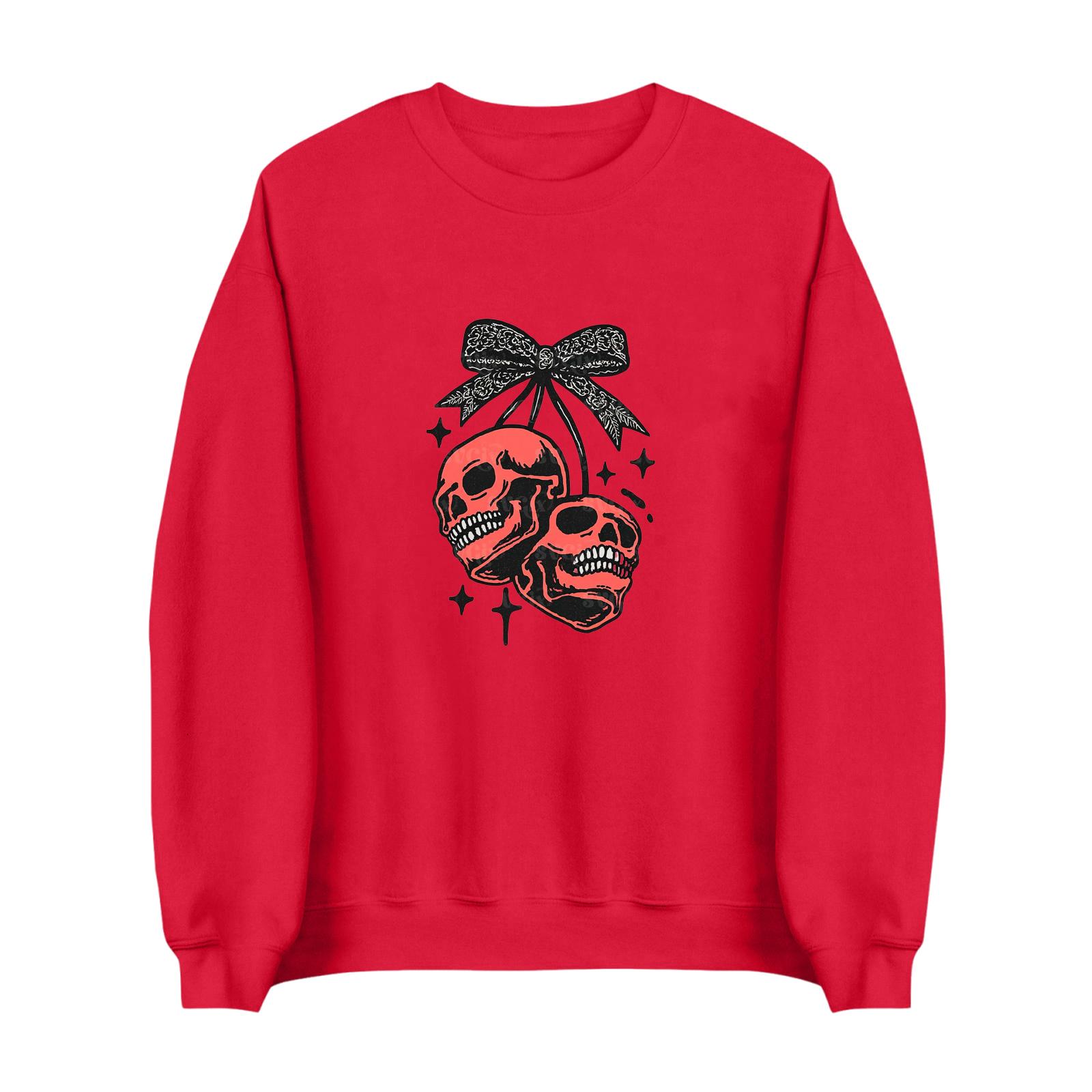 

Женские топы с длинным рукавом, футболки с круглым вырезом, осенняя мода, повседневные деловые туники-блузки S красный