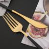 20Pcs Gold Dinnerware Set Stainless Steel Cutlery Set Mirror Silverware Knife Dessert Fork Spoon Tableware Flatware Set