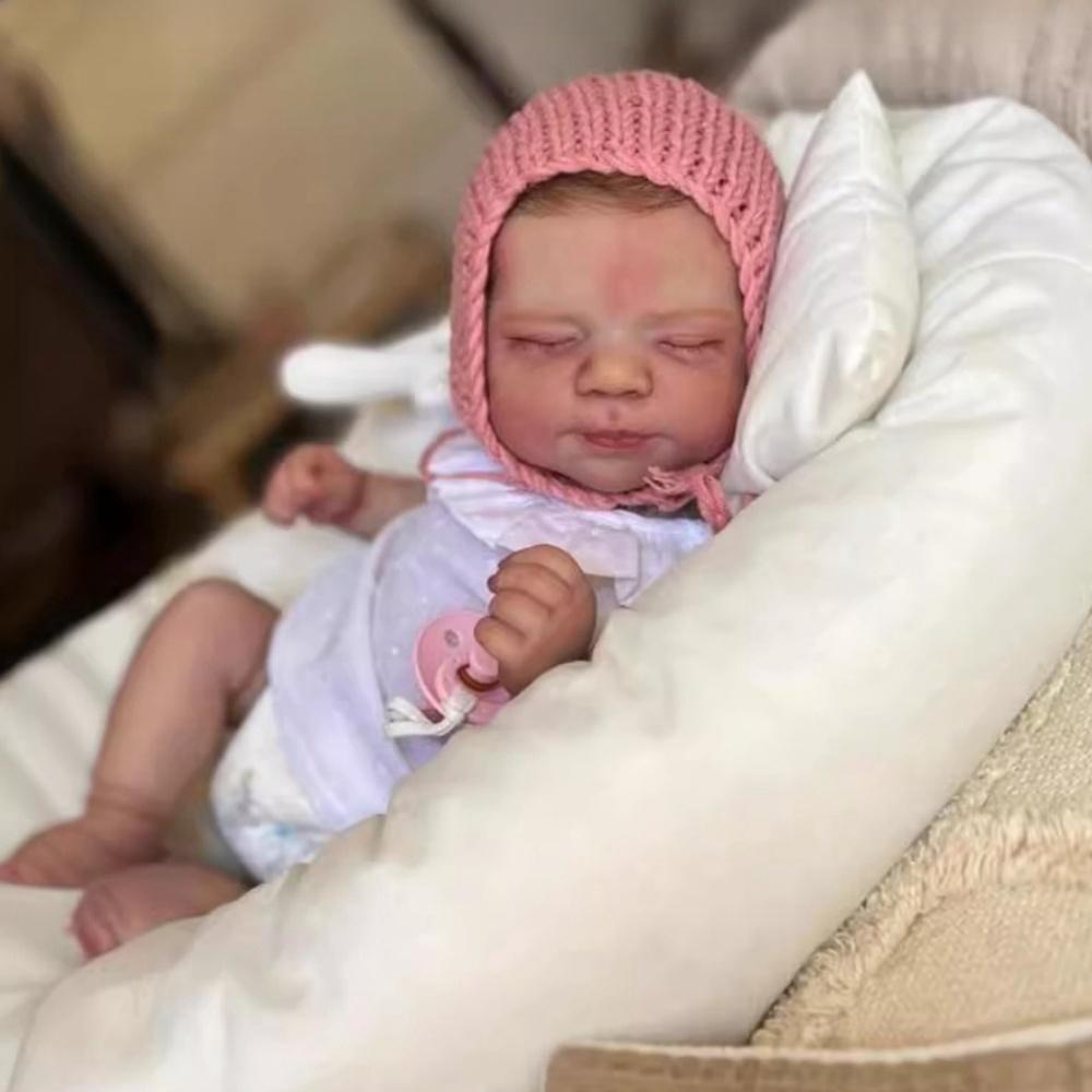 19palcové panenky Bebe Reborn pro batolata Pascale celovinilové nebo látkové tělo panenka pro novorozence Rozkošná spací panenka Hračky pro děti Dětské Vánoční překvapení Dárek