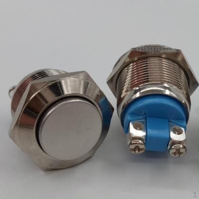 IP67 Momentary Push Button Switch 19mm Plated Brass for Car Modification Home Appliances Etc