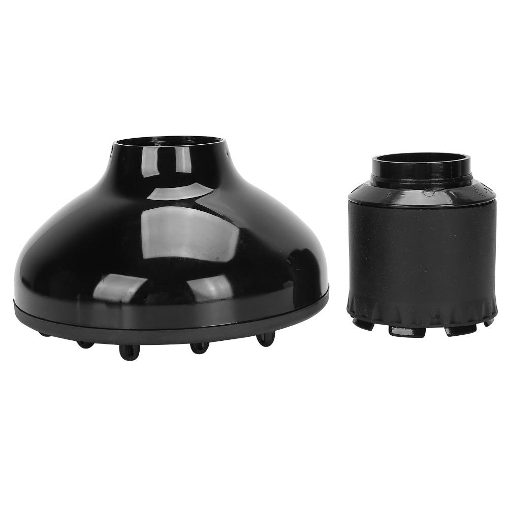 Adjustable Airflow Blow Dryer Diffuser Black Color Universal Diffuser Attachment Home Use