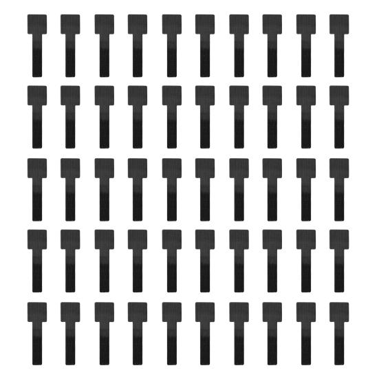 10/50Pcs Cable Organizer Tie Adhesive Adjustable Reusable Office Desk Power Tape Cord Wrap Wire Management