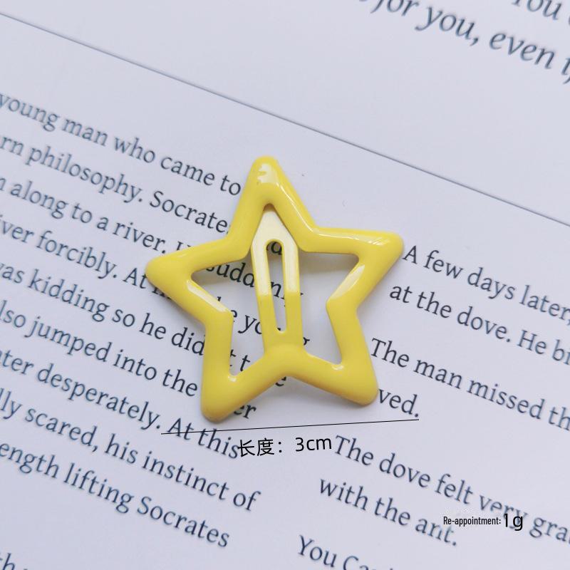 Dopamine Star Hairpin: Cute, Versatile Hair Accessory for Girls