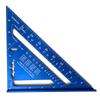 7-inch 12 Inch Metric and Imperial Triangle Ruler, 90 Degree Aluminum Alloy Woodworking Measuring Square Ruler
