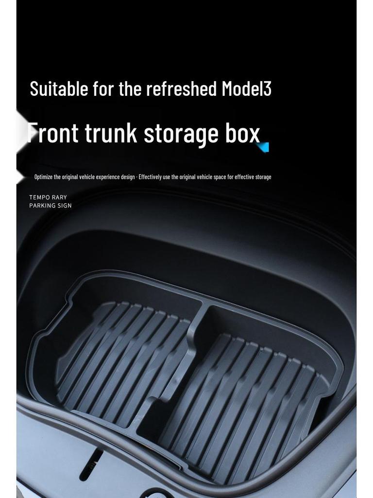 Tesla Model 3 Front Trunk Multi-functional Storage & Modification Accessory (Updated Version)