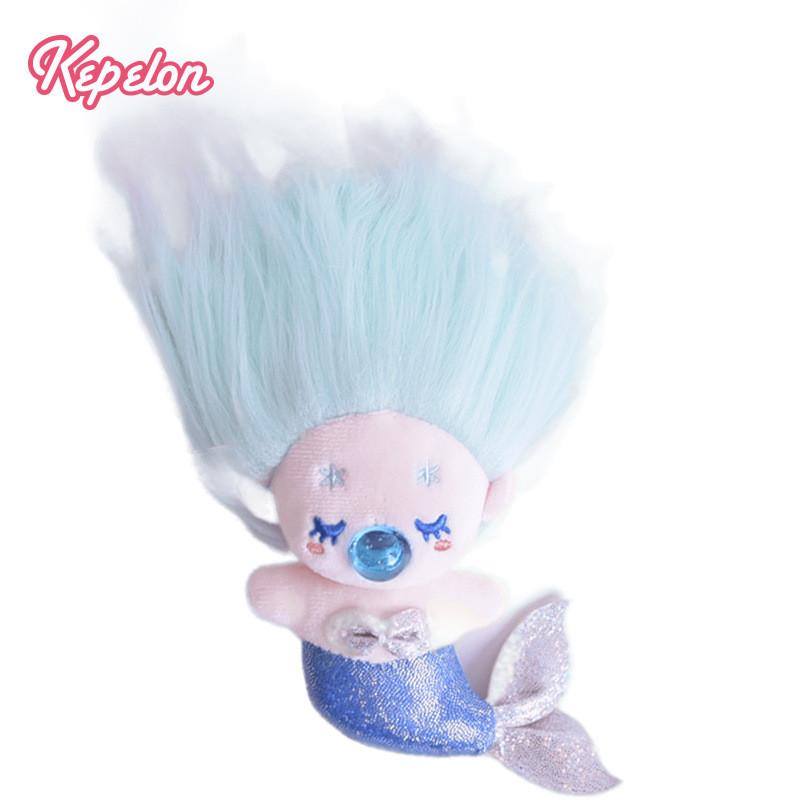 Pluszowa lalka z serii Syrenka z wypełnieniem z bawełny PP, idealna na prezent i do pokoju zabaw dla dzieci