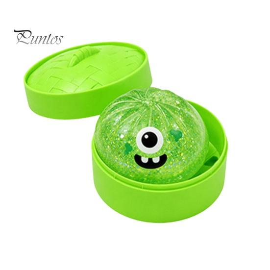 Relaxation Squeeze Ball Halloween Dumpling Toy, Pumpkin Ghost Bat Steamed Bun Sensory Toy Calming Fidget for Stress Relief, Party Favors
