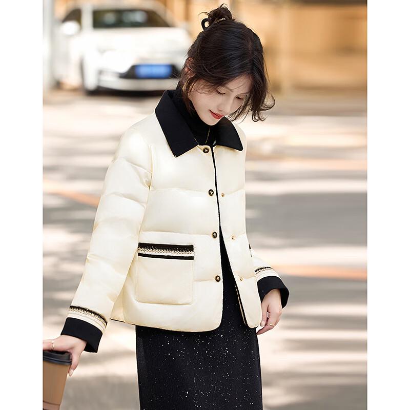 Women's Elegant Colorblock Padded Jacket