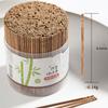 800Pcs Eco-friendly Carbonized Bamboo Toothpick Single Head Tooth Picks Teeth Cleaning Tool  Hotel