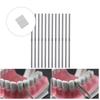 12Pcs Professional Dental Interproximal Strips Stainless Steel 4mm Polishing Kit Denture Orthodontic Maintenance
