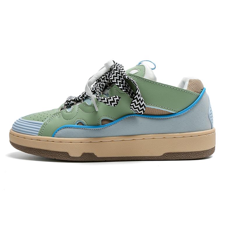 Casual Shoes Thick Shoestring Flat Comfortable Shoes Men 'S Spring Fashion Tennis Sneakers P25d50
