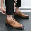 Fashion Crocodile pattern men's luxury leather shoes casual versatility Fashion designer style Office  shoes for parties and weddings