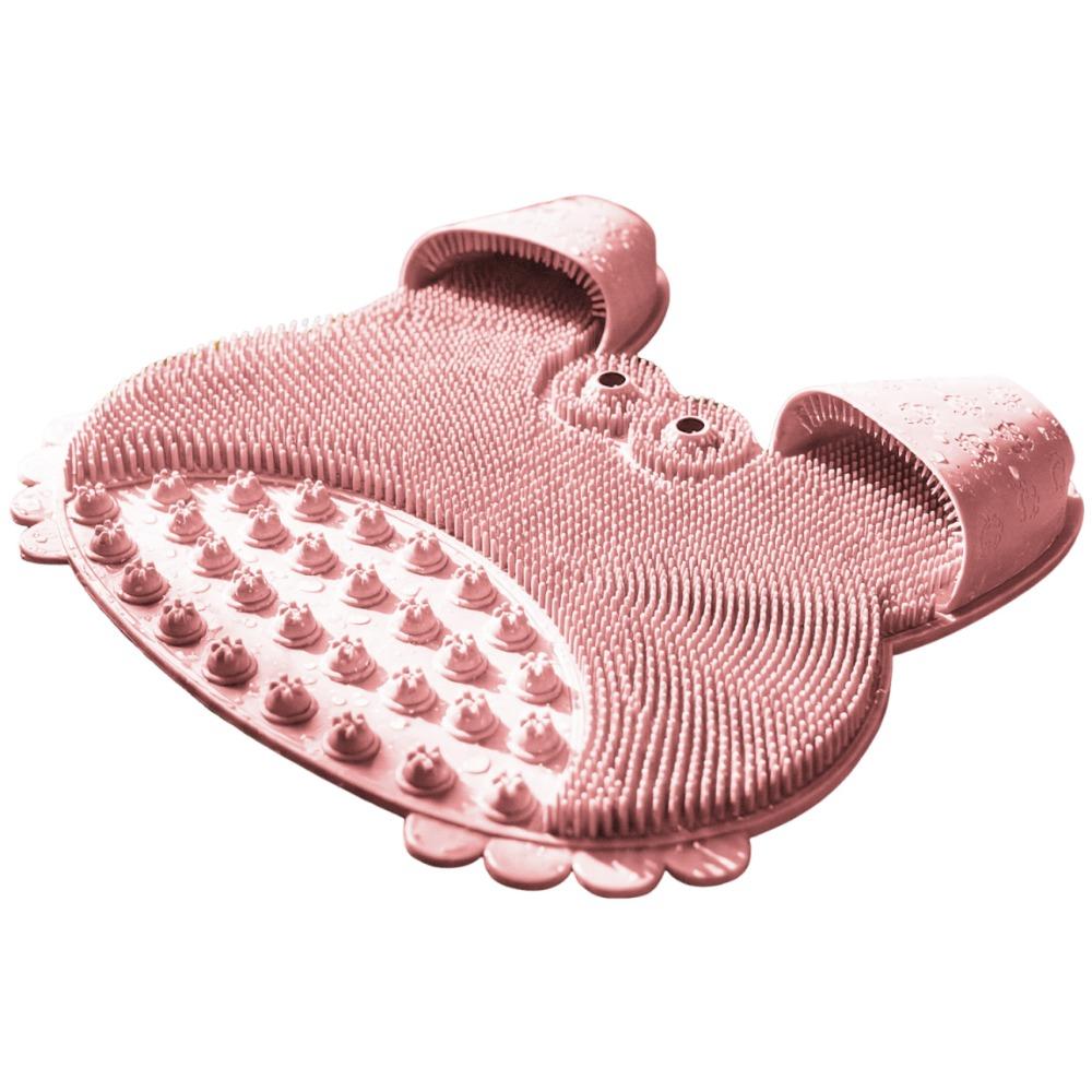 Crab Shape Shower Foot Scrubber Mat Cartoon Magnet Bead Massage Shower Pad Comfortable Creative Non-slip Bath Rug