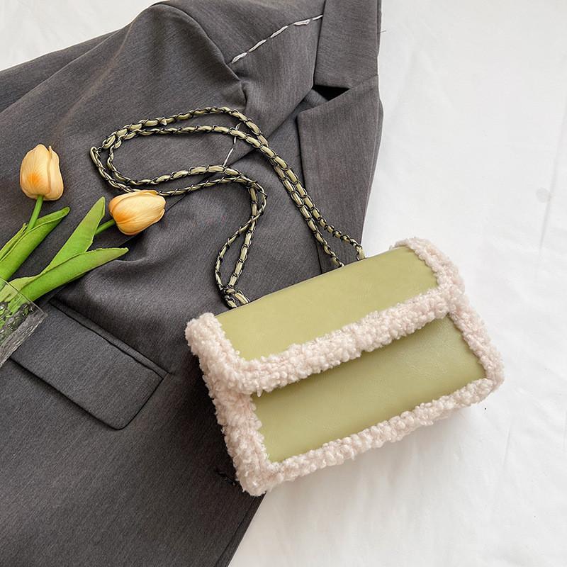 Chic Retro Casual Small Crossbody Bag For Spring In Black Brown Beige Green Shades