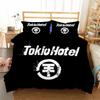 Rockband Tokio Hotel 3D NEU Bettbezug Kissenbezug Bettwäscheset Erwachsener Junge Mädchen Schlafzimmer Dekoration Kinder Einzel Doppel Groß