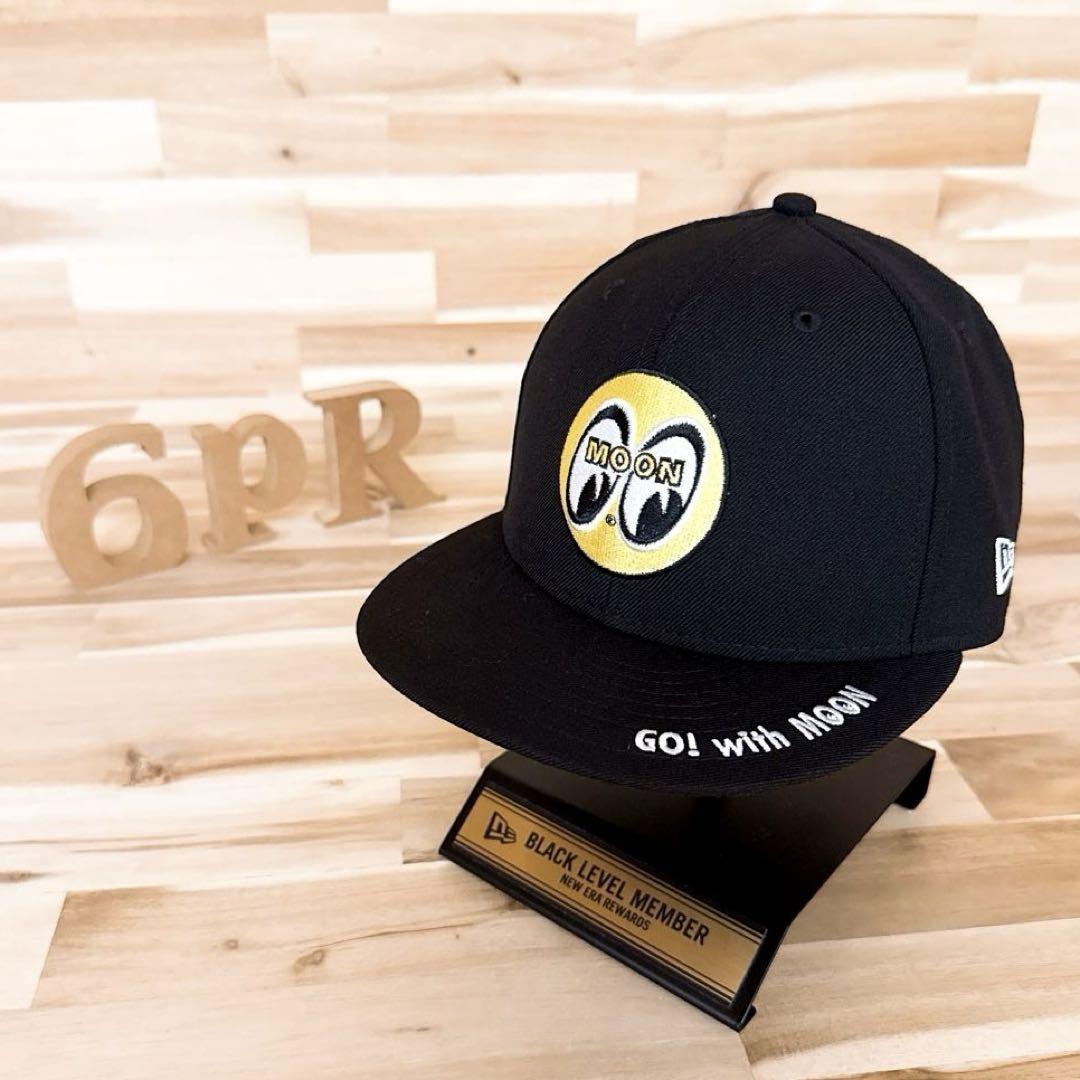 

[USED] Rare/Discontinued New Era x Moon Eyes Limited Edition Collaboration Eye Cap Bike Black x Yellow
