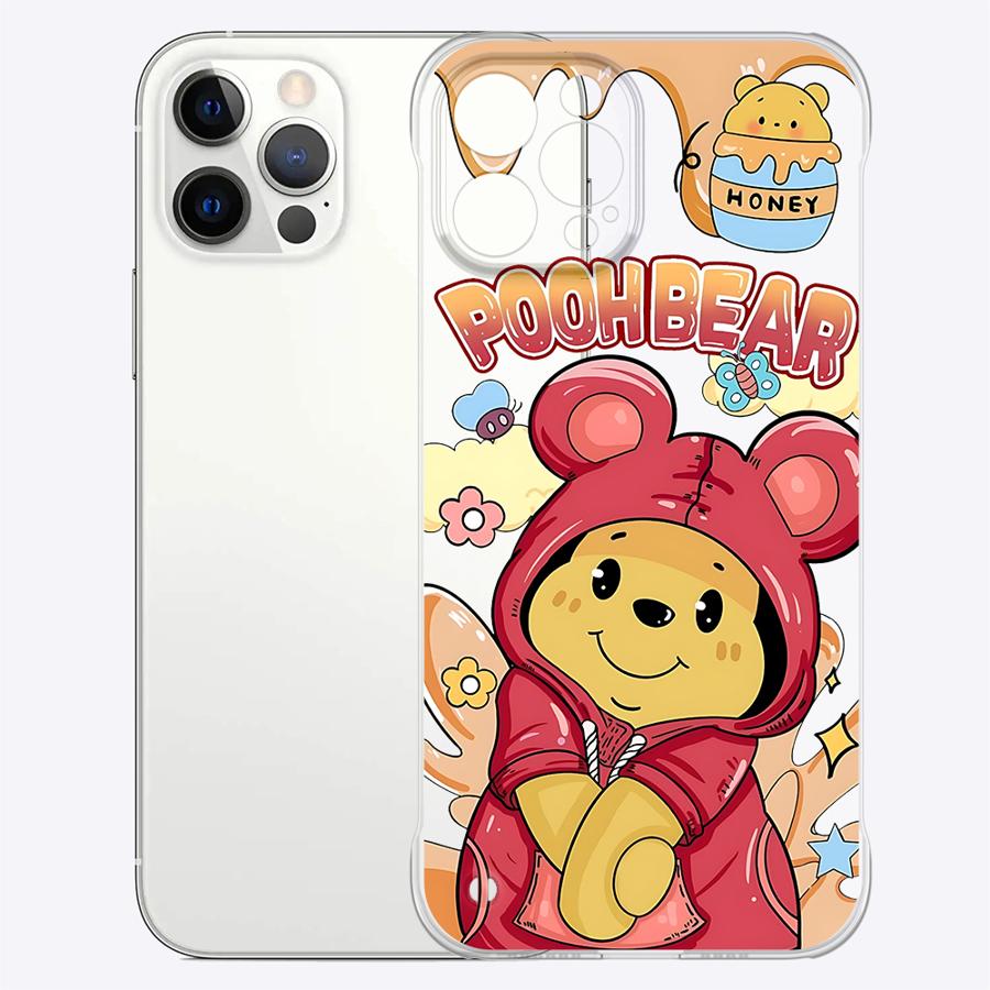 Winnie The Pooh Funny Phone Case for Apple iPhone 15 16 Pro Max 13 14 Plus 12 11 Pro plus Matte